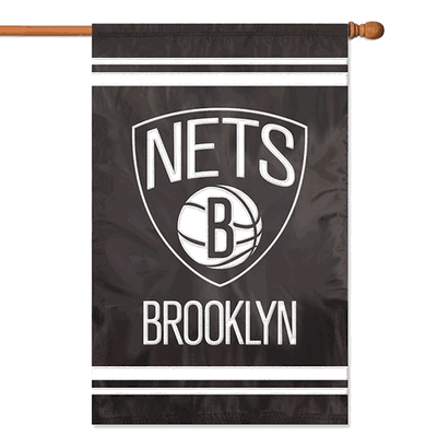 Brooklyn Nets Applique Banner Flag