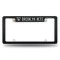 Brooklyn Nets Black 12" x 6" Chrome Auto License Plate Frame