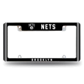 Brooklyn Nets Classic 12" x 6" Chrome Auto License Plate Frame
