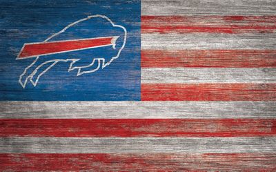 Buffalo Bills Distressed Flag Sign - 11x19