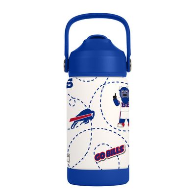 Buffalo Bills Kids 12oz Stainless Steel Mascot Bottle