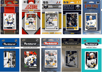 Buffalo Sabres 10 Different Licensed Trading Card Team Sets