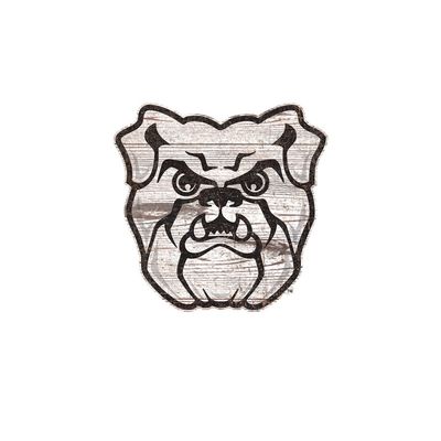 Butler Distressed Logo Cutout Sign