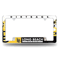 Cal State Long Beach State Primary Chrome Auto License Plate Frame