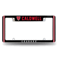 Caldwell CC/Tech Cobras 12"x 6" Chrome Automotive License Plate Frame Caldwell CC/Tech Cobras 12"x 6" Chrome Automotive License Plate Frame