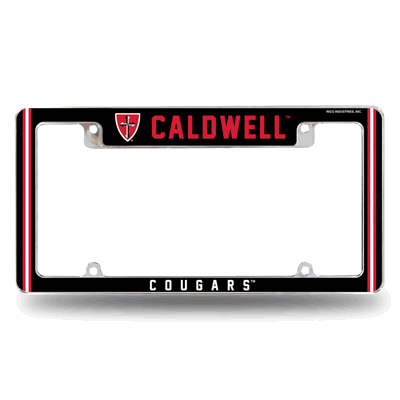 Caldwell CC/Tech�Cobras 12"x 6" Chrome Automotive License Plate Frame