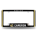 Cameron Aggies12"x 6" Chrome Automotive License Plate Frame Cameron Aggies12"x 6" Chrome Automotive License Plate Frame