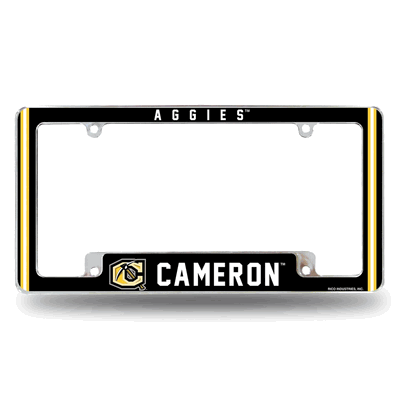 Cameron�Aggies12"x 6" Chrome Automotive License Plate Frame