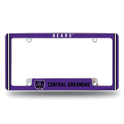 Central Arkansas Bears Classic Chrome Auto License Plate Frame