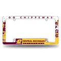 Central Michigan Chippewas Primary Chrome Auto License Plate Frame