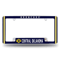 Central Oklahoma�Bronchos 12"x 6" Chrome Auto License Plate Frame