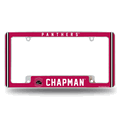 Chapman Panthers12"x 6" Chrome Automotive License Plate Frame Chapman Panthers12"x 6" Chrome Automotive License Plate Frame