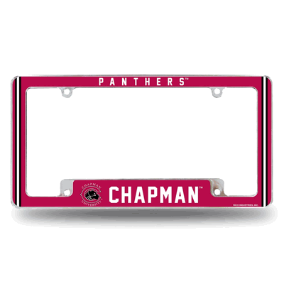 Chapman�Panthers12"x 6" Chrome Automotive License Plate Frame