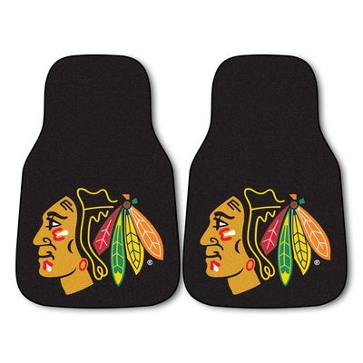 Chicago Blackhawks 2-pc Carpet Car Mat Set