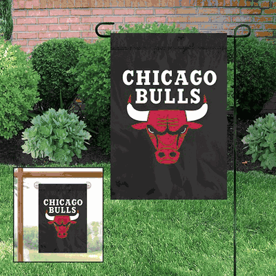 Chicago Bulls Garden or Window Flag