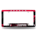 Chicago Bulls Multi Champ Chrome Automotive License Plate Frame