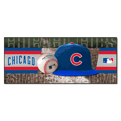 Chicago Cubs Baseball Runner Rug