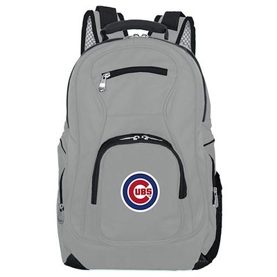 Chicago Cubs Laptop Backpack - Gray