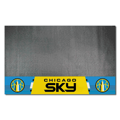 Chicago Sky Vinyl Grill Mat