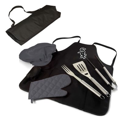 Chicago White Sox BBQ Apron Tote Pro Grill Set