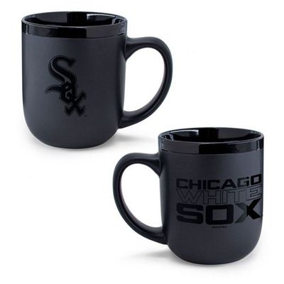 Chicago White Sox Matte Black 17oz Coffee Mug