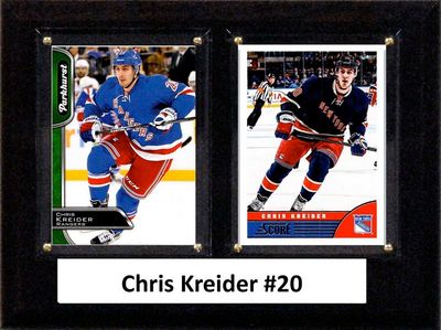 Chris Kreider Two Card Plaque