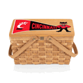 Cincinnati Bearcats - Poppy Personal Picnic Basket Cincinnati Bearcats - Poppy Personal Picnic Basket