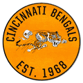 Cincinnati Bengals NFL Vintage Roundel Rug Cincinnati Bengals NFL Vintage Roundel Rug