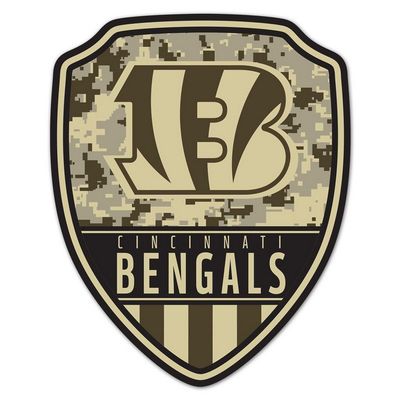 Cincinnati Bengals Shield Shape Wood Sign - 11x14