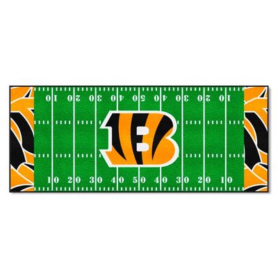 Cincinnati Bengals XFIT Design Football Field Runner Mat