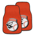 Cincinnati Reds Front 2 Piece Carpet Car Mat Set Cincinnati Reds Front 2 Piece Carpet Car Mat Set