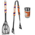 Clemson Tigers 2 Piece BBQ Set with Seasoning Shaker Clemson Tigers 2 Piece BBQ Set with Seasoning Shaker