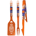 Clemson Tigers 3 pc Color BBQ Tool Set Clemson Tigers 3 pc Color BBQ Tool Set