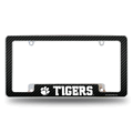Clemson Tigers Black 12"x 6" Chrome Automotive License Plate Frame