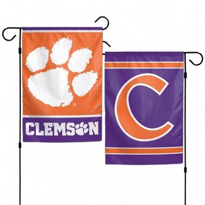 Clemson Tigers Garden Flag 12x18