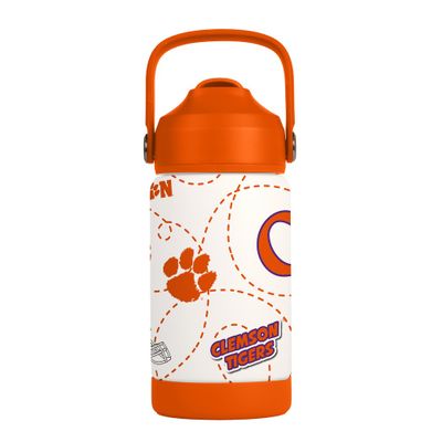 Clemson Tigers Kids 12oz Stainless Steel Mascot Bottle