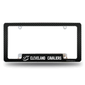 Cleveland Cavaliers Carbon Fiber Chrome Auto License Plate Frame Cleveland Cavaliers Carbon Fiber Chrome Auto License Plate Frame