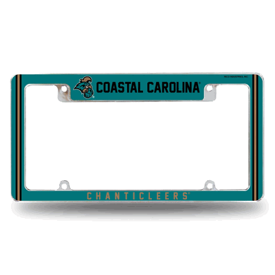 Coastal Carolina Chanticleers Classic Chrome Auto License Plate Frame