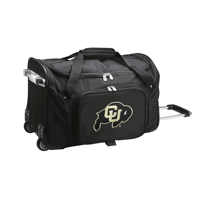 Colorado Buffaloes 22" Wheeled Duffel Nylon Bag