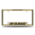 Colorado Buffaloes Classic 12"x 6" Chrome Auto License Plate Frame