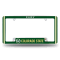 Colorado State Rams Classic 12"x 6" Chrome Auto License Plate Frame