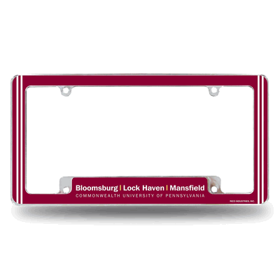 Commonwealth University of Pennsylvania Chrome License Plate Frame