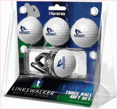 Creighton University Bluejays 4 Golf Ball And CaddiCap Holder Gift Pack