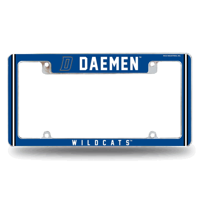 Daemen�Wildcats12"x 6" Chrome Automotive License Plate Frame