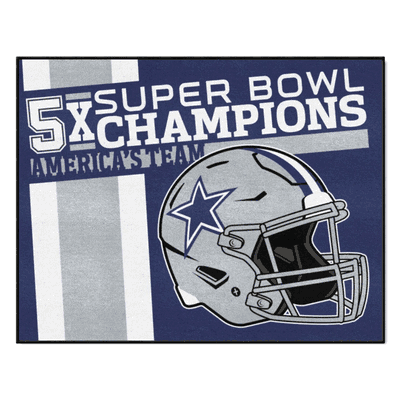 Dallas Cowboys Dynasty All-Star Plush Area Rug