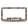 Dallas Stars Mossy Oak 12" x 6" Chrome Automotive License Plate Frame