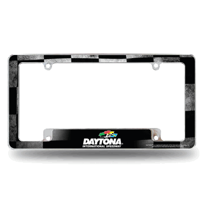 Daytona International Speedway Chrome Automotive License Plate Frame