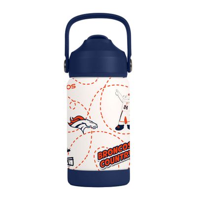 Denver Broncos Kids 12oz Stainless Steel Mascot Bottle