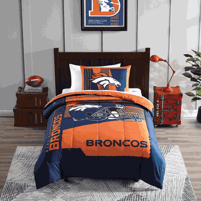Denver Broncos Status Bed In A Bag - Twin