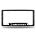 Denver Nuggets Black 12" x 6" Chrome Auto License Plate Frame